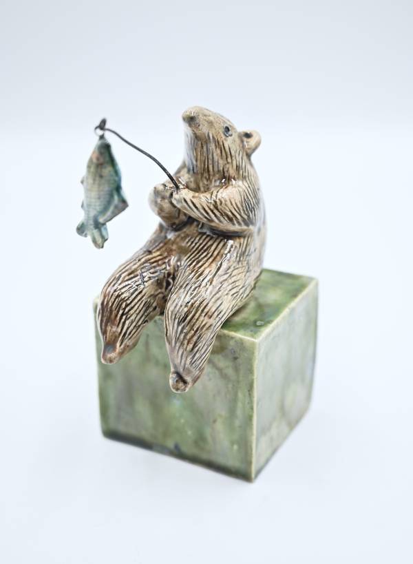 - a , Ceramic Sculpture by Sarah McCormack, measuring 14 x 8 cm (H x W) £90